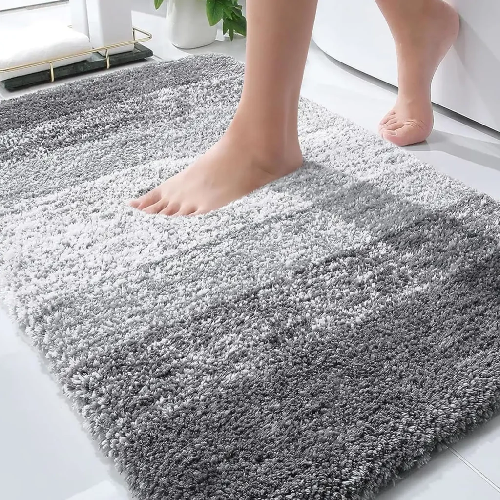 OLANLY Bathroom Rugs Mat 30x20, Extra Soft Absorbent Microfiber Bath Rugs