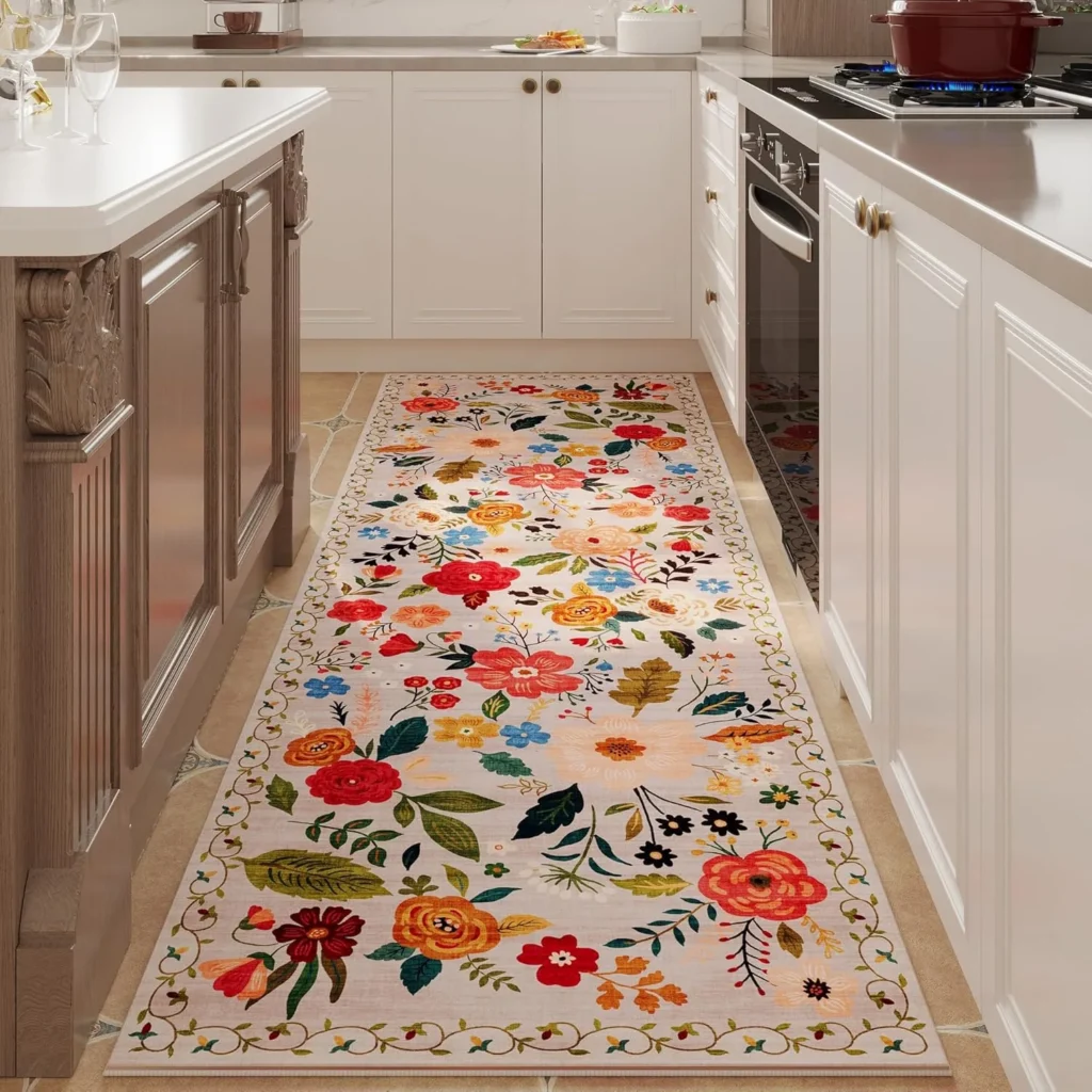 Rugcomf Runner Rug for Hallways Kitchen Rug Non Slip 2'x 6' Washable Rugs