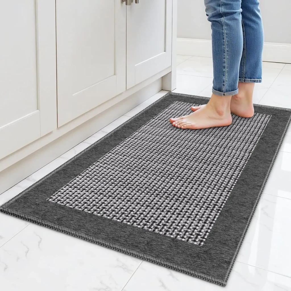 StepRite Kitchen Rugs, Kitchen Mats for Floor, 32"x20" Non-Slip Machine-Washable Kitchen