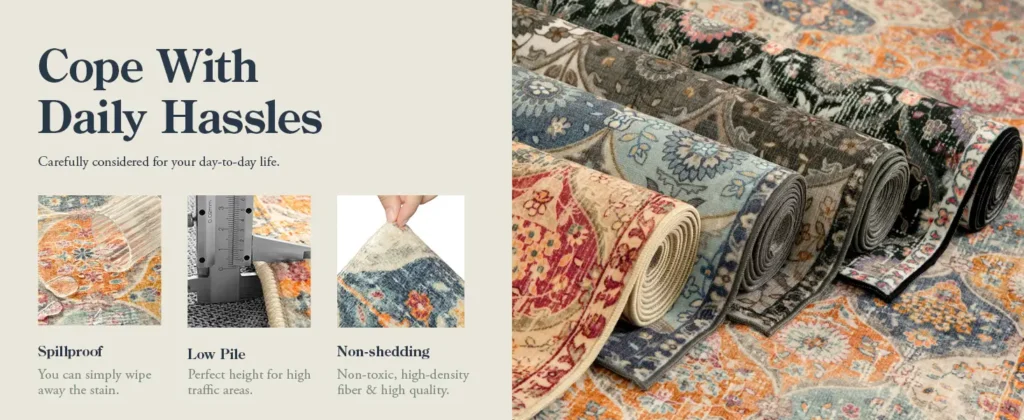 Washable Rugs for Living Room